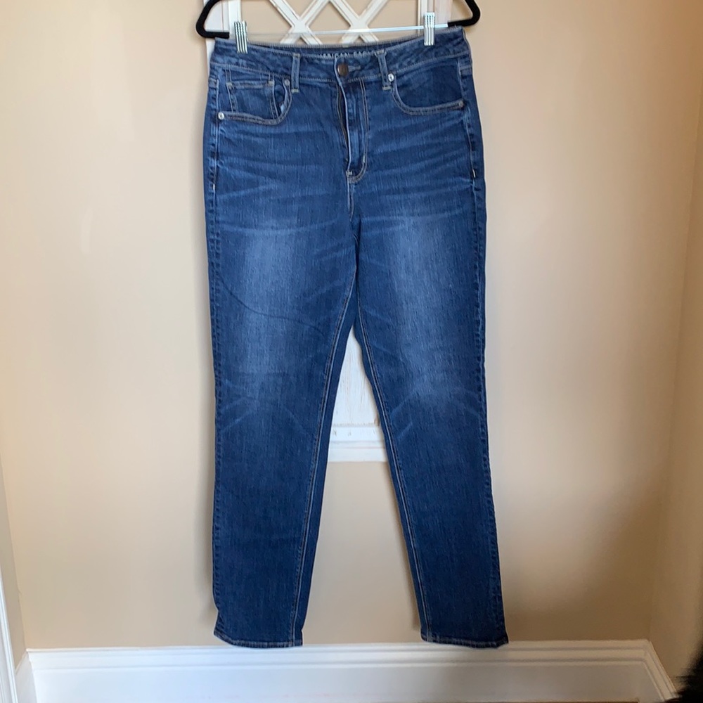 American Eagle- Hi-Rise Tomgirl Jeans- Sz 12 XLong